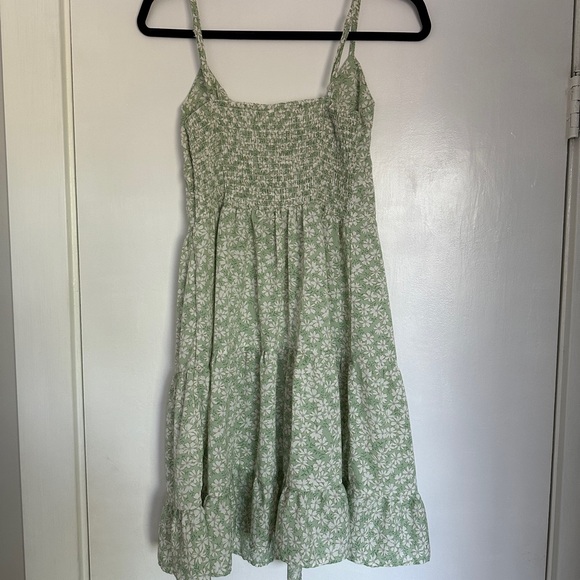 Floral Print Tank Ruffle Hem Cami Dress - Picture 4 of 5
